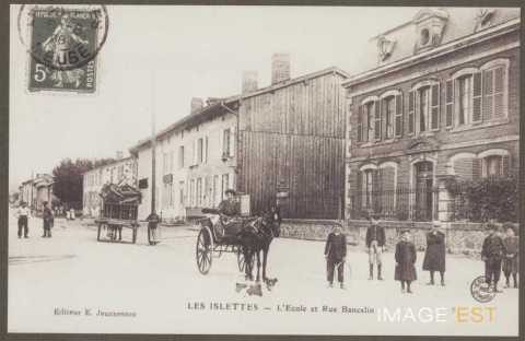 École et rue Bancelin (Les Islettes)